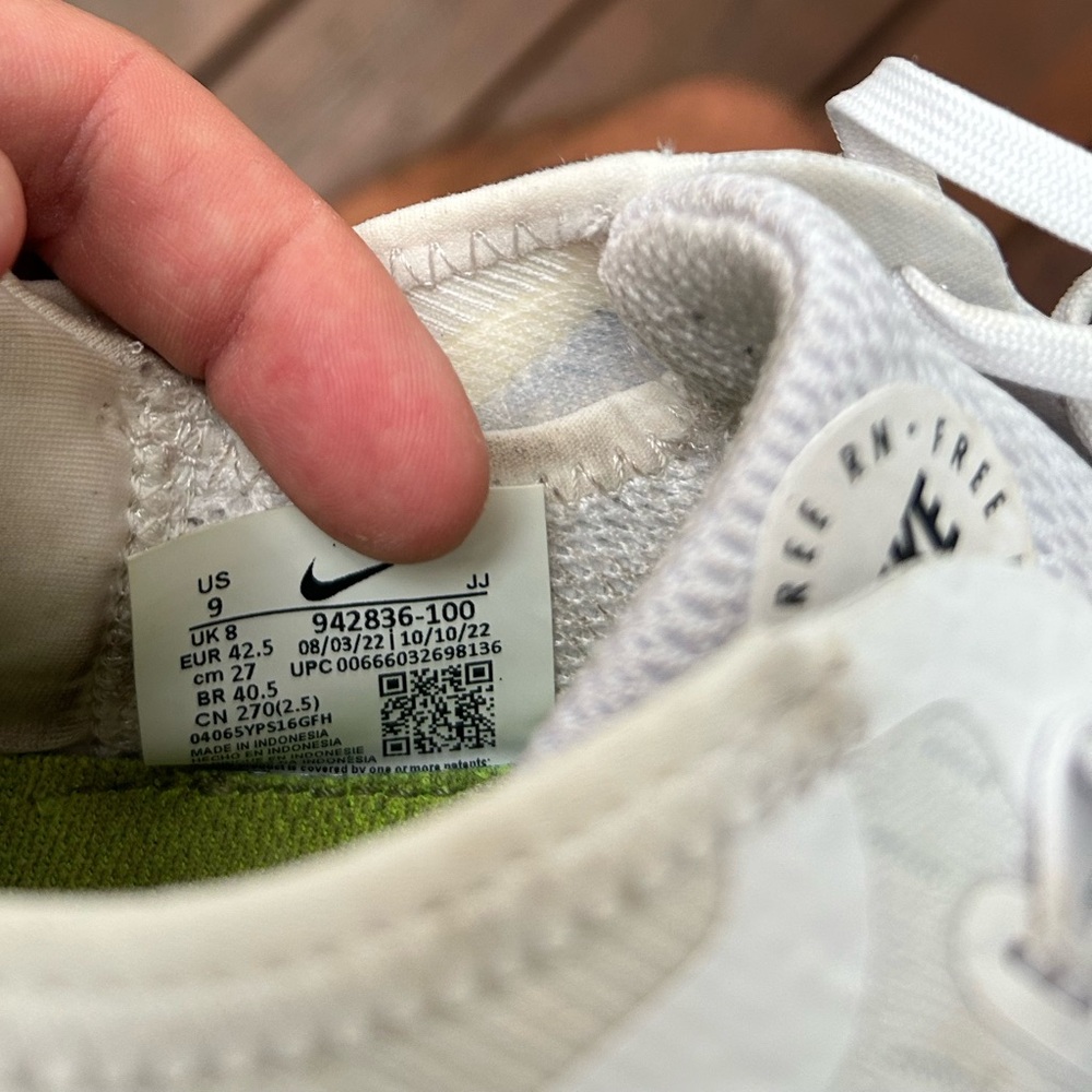 Men’s Nike Free Run 2018 - Picture 8 of 8